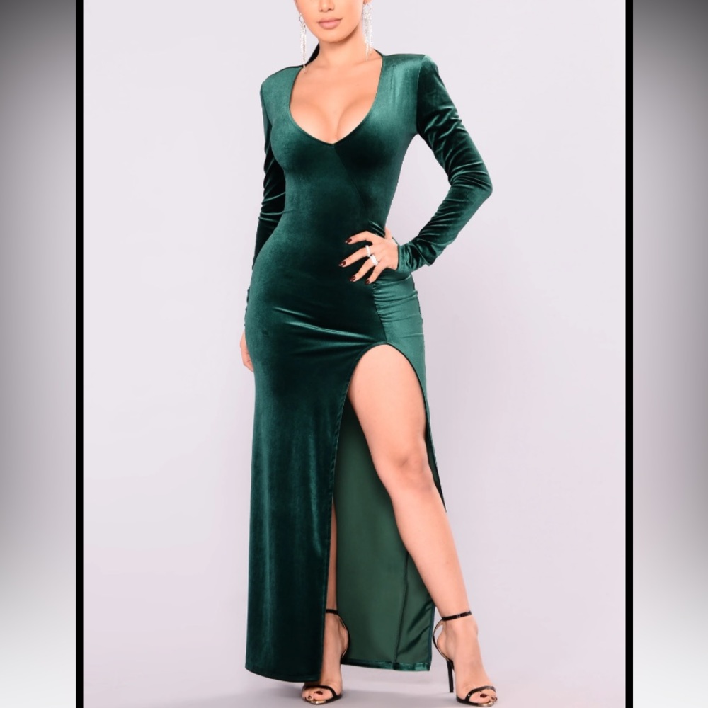 Velvet Maxi Dress
